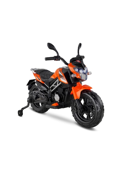 447 Motocross Akülü Motor Çocuk Motoru Turuncu Turuncu