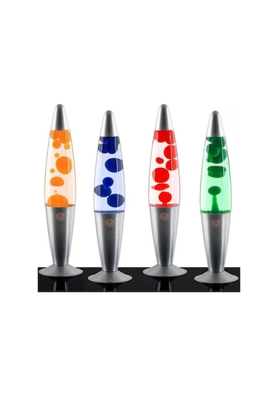 Dekoratif Ev Hediyesi Büyük Boy Lav Lambası Lava Lamp Konsept 41 Cm Kırmızı