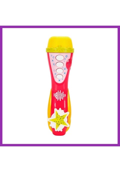 Bezos Pembe Karaoke Mikrofonu Bty