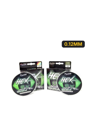 Fujin Hex Braid 8x 150mt Multi Color Pe Örgü İp 0.12mm
