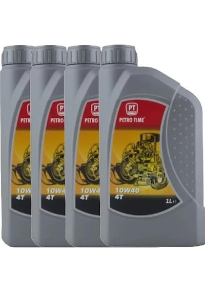 Petro Time 10w-40 Racing 4t Motosiklet Motor Yağı 1 L 4 Adet