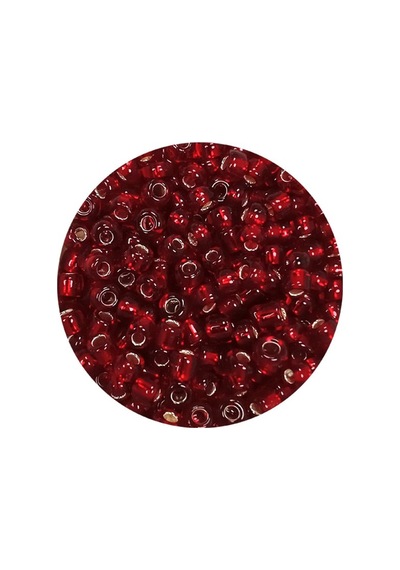 Dökme Cam Kum Boncuk 8/0 3 Mm - 20 Gram - Koyu Kırmızı - Bnc183 Diğer