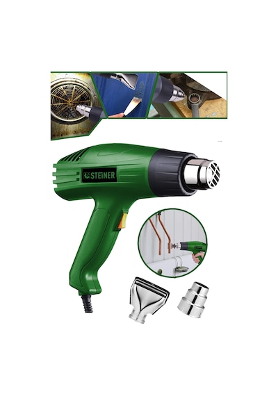Steiner 3000 Watt 2 Kademeli Profesyonel Sıcak Hava Isı Tabancası N11.413