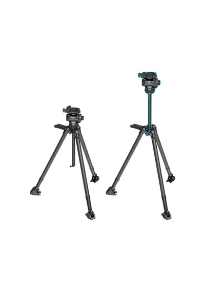 Smallrig 4259 X Potato Jet Trıbex Hidrolik Karbon Fiber Tripod Seti