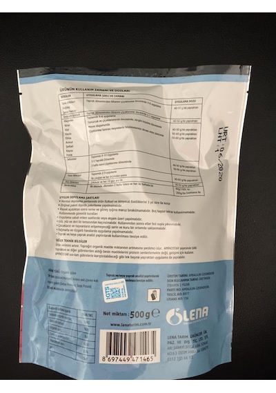Aminostar Bitkisel Amino Asit Içeren Toz Organik Gübre 500 Gram 128