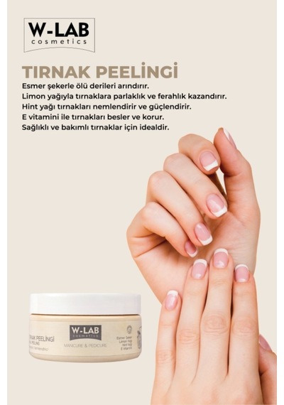 W-Lab Cosmetics Manikür Pedikür Tırnak Peelingi 250 ML