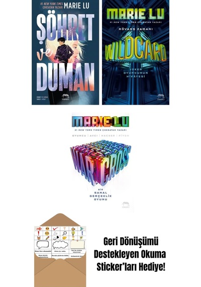 Şöhret Ve Duman + Wildcard: Joker Oyuncunun Hikâyesi + Warcross: Bir Sanal Gerçeklik Oyunu