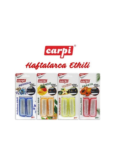 Oto Kokusu Klips Koku Haftalarca Etkili Magnolia Mango Vanilya Papaya Aromalı Karışık Br0955091 16 Adet