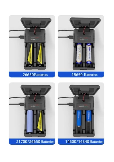 18650 Fener Şarj Aleti Güneş Enerjili Ve Powerbank