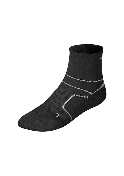 Mizuno Endura Trail Socks Trail Koşu Çorabı Siyah Çok Renkli