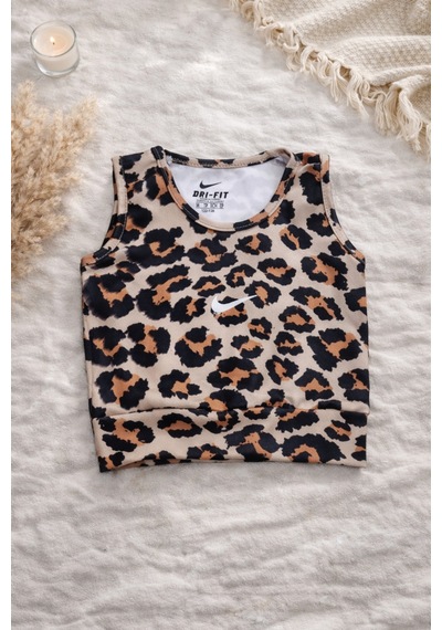 Uğur Bebe Kız Çocuk Leopar Desenli Crop Krop Mayo Şort Etekli Spor Havuz Ve Deniz Uyumlu 1 Beden Büyük Alınız Leopar Leopar