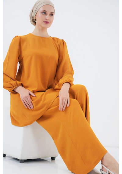 Bigdart Ayrobin Tunik Pantolon Alt Üst Takım 6712 - Hardal