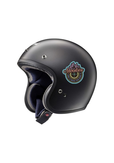 Adventure Off Road Araba, Motorsiklet, Kask, Laptop, Cam Sticker 12x12 Cm
