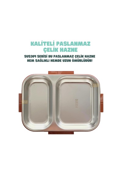 Vagonlife Bento 600ml Lunchbox Capybara Desenli Tek Katlı 2 Bölmeli Paslanmaz Çelik Sefer Tası Yemek Kutusu Bahçe Çok Renkli Vagonlife Bento 600ml Lunchbox Capybara Desenli Tek Katlı 2 Bölmeli Paslanmaz Çelik Sefer Tası Yemek Kutusu Bahçe Çok Renkli