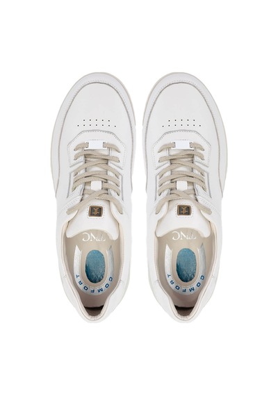 Tamer Tanca Erkek Hakiki Deri Kırık Beyaz Sneakers & Spor Ayakkabı 298 2893-2530 Erk Ayk Y25 K.beyaz Beyaz