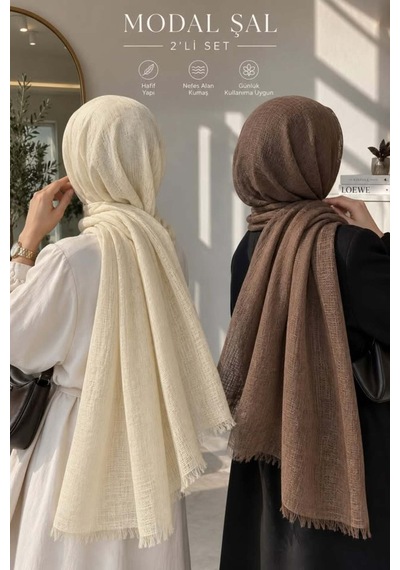 Genel Markalar Modal Şal 2 Li Set Çok Renkli - 922950910 Çok Renkli