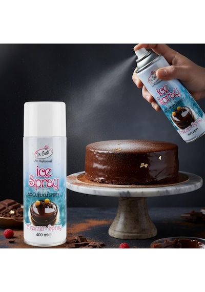 Soğutucu Sprey 400 Ml Profesyonel Pastacılıkta Hızlı Soğutma Ve Sabitleme Çözümü