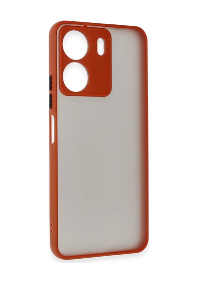 Newface - 238 - Xiaomi Redmi 13c Kılıf Montreal Silikon Kapak - Edntrend - - Kırmızı