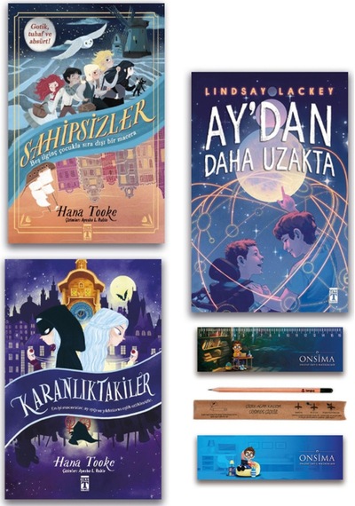 Genç Timaş Ay Dan Daha Uzakta - Sahipsizler - Karanlıktakiler Set 3 Kitap