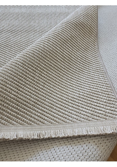 Elvey Home Lara Bej Sisal İskandinav Extra Yumuşak Özel Kesim Kolay Temizlenen Salon Koridor Mutfak Halısı 03-bej