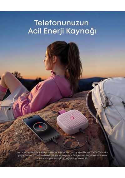 Anker Soundcore Boom Go 3i Bluetooth 6.0 Taşınabilir Hoparlör, 24 Saat Çalma Süresi, 15w Bassup 2.0 Ses, Rgb Işık