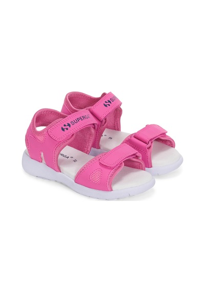 Superga 3999 Kids Faux Nubuck Mesh Çocuk Unisex Pembe Sandalet Pembe-370