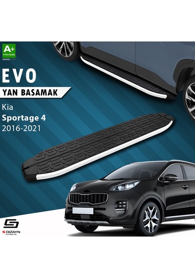 S-dizayn Kia Sportage 4 Evo Aluminyum Yan Basamak 173 Cm 2016 Üzeri