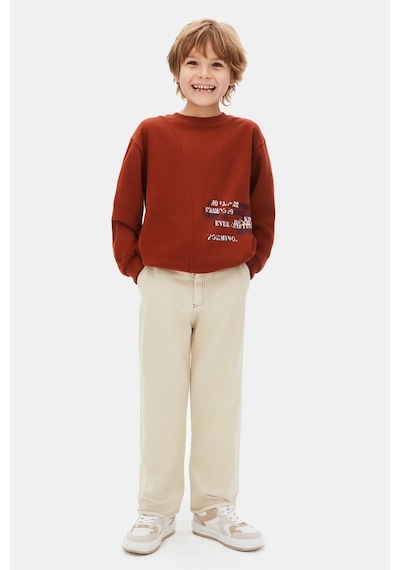 Xo Kids Erkek Çocuk Swaetşirt 8-14 Yaş 49301 Bordo