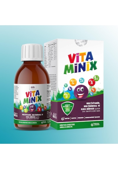 Edis Pharma Vita Minix-Böğürtlen Aromalı-150 ml