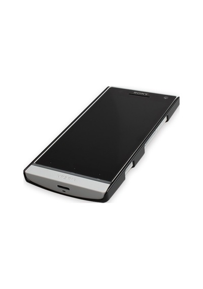 Nillkin Xperia S İle Uyumlu Parlak Sert Kauçuk Kılıf Siyah Renk