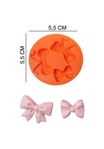 Şeker Hamur Kalıbı Silikon Fiyonk 5,5 5,5 Cm