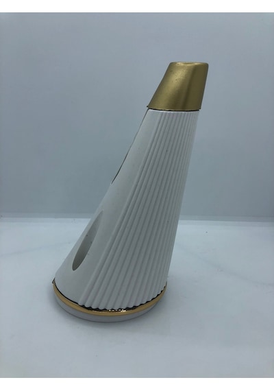 Karakoçaksesuar Plastik,19 Cm Beyaz-Gold Koltuk,Berjer,Mobilya Ayağı (4 Adet)