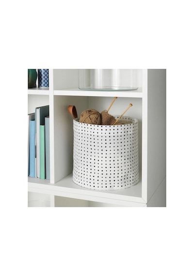 Ikea Plumsa Çamaşır Sepeti 25 X 28 Cm Beyaz - Siyah