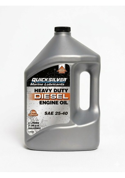 Quicksilver Deniz Motoru Heavy Duty Sentetik Dizel Motor Yağı Sae 25w-40 1 Galon