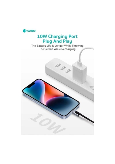 Lightning To Hdmı Kablo iPhone Uyumluİpad Tv Görüntü Aktarıcı 10w Şarj Girişli 1080p 60hz 1.8 Metre