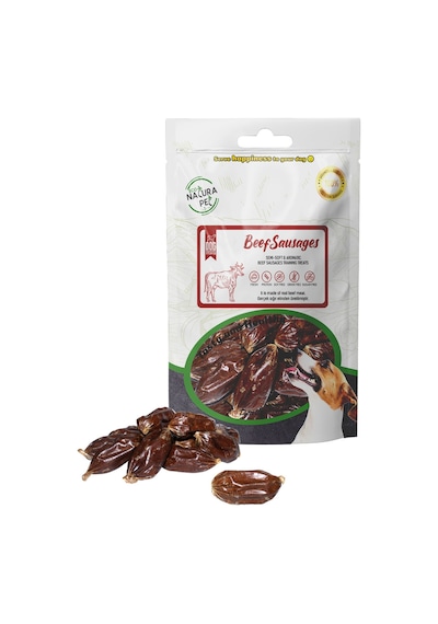 Eco Natura Pet Beef Sausages Yumuşak Biftek Sosis Yetişkin Köpek Ödülü 100 G