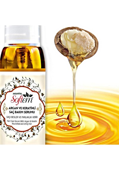 Softem M02090 Argan Ve Keratinli Saç Bakım Serumu 125 Ml. 1 Paket 1 X 125 Ml