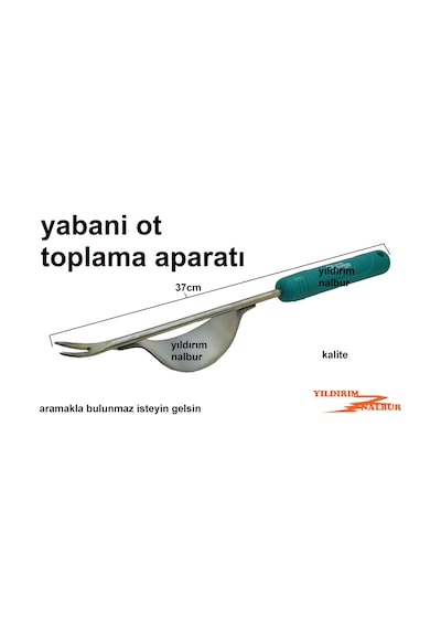 YABANİ OT TOPLAMA APARATI BAHÇE ÇAPASI OT SÖKME ELAMANI