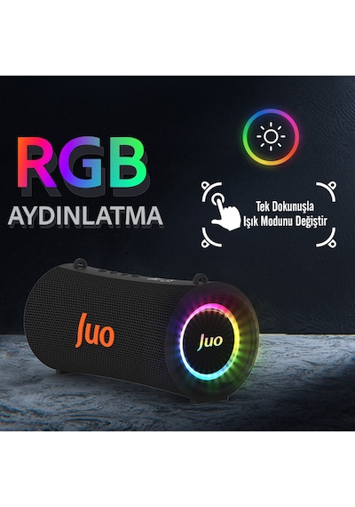 Juo Soundpeak Force 60w Rgb Bluetooth Hoparlör Kablosuz Taşınabilir Speaker