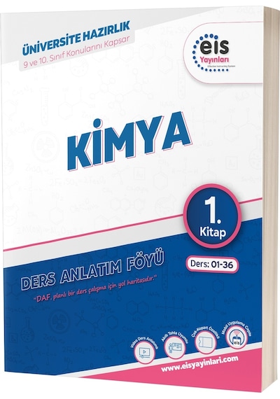 Eis Yks Daf Kimya 1. Kitap Mavi Seri Ders Anlatım Föyü