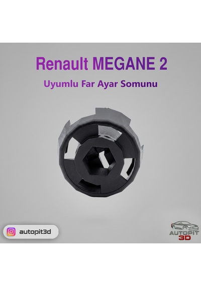 Renault Megane 2 Uyumlu Far Ayar Somunu Plastik Ayar Dişlisi