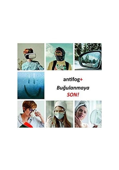 Antifog+ Gözlük Camı Buğu Önleyici Microfiber Bez Belirtilmemiş