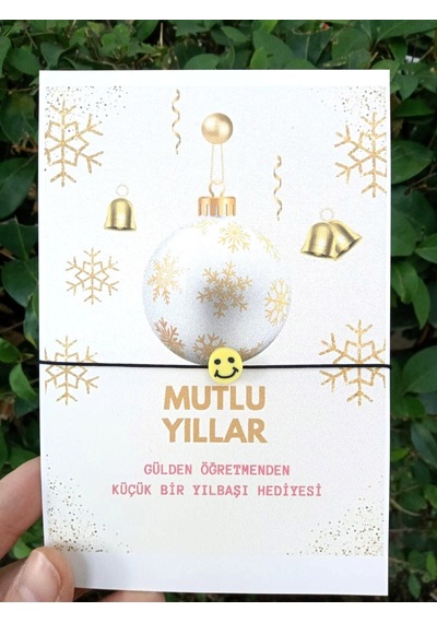 40 Adet Emojili Şans Bielkliği - Yılbaşı Bilekliği - Kişisel M1