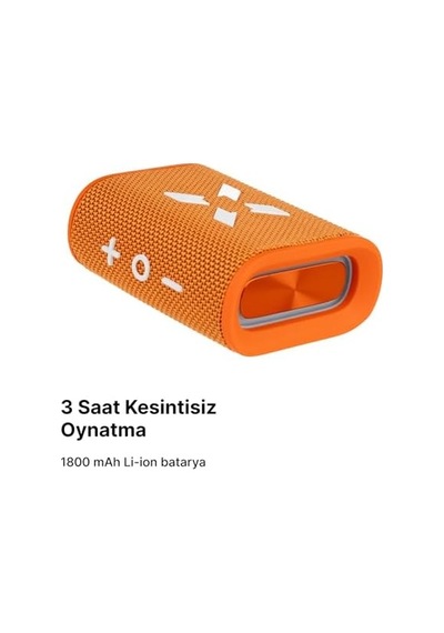 Xenon Smart Bluetooth Kablosuz Su Geçirmez Ipx7 Rgb Tws Stereo Hoparlör Turuncu-beyaz X6703