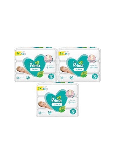 Prima Islak Havlu Mendil Hassas Ciltler İçin 9lu Set 468 Yaprak 9'lu Set
