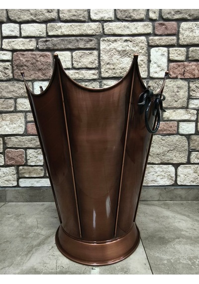 Flame Stove Fs-8193 Bakır Oval Odun Kovası