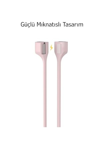 Kulaklık Askısı Boyun Askısı 1-2-3 Pro Uyumlu Silikon Kordon 74cm Spor Günlük Kullanım Düşmeye Karşı Koruma