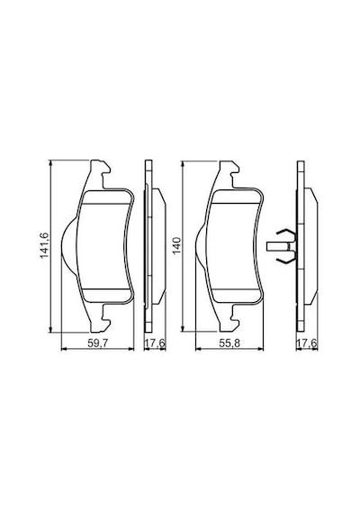Jeep G. Cherokee Wj 4.7 1998-2004 Bosch Arka Balata Netpar23338