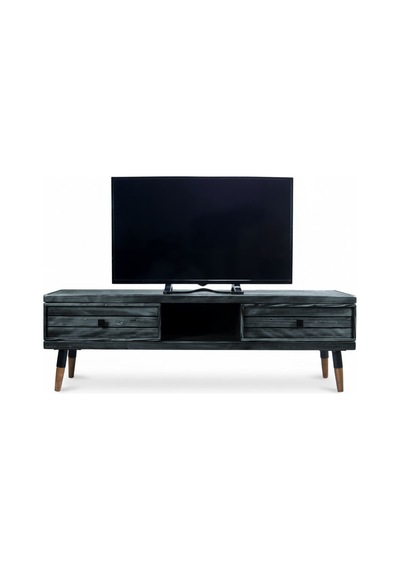 Mobenta Stria Tv, Doğal Masif Ahşap Tv Ünitesi 2 Çekmeceli 1 Raflı - 120 Cm An Antrasit Mobenta Stria Tv, Doğal Masif Ahşap Tv Ünitesi 2 Çekmeceli 1 Raflı - 120 Cm An Antrasit