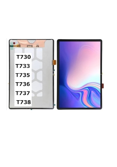 Samsung Galaxy Uyumlu Tab S7 Fe Sm-t730 T733 T736 Lcd Ekran Dokunmatik